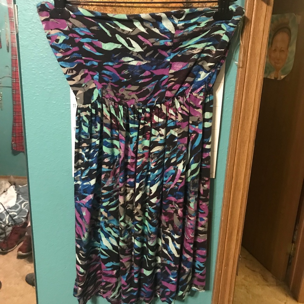 Strapless dress